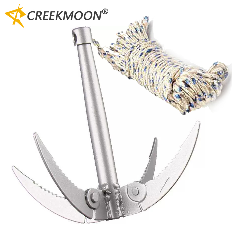 Fishing Kayak Anchor - 4 Claw Anchor Sickle Foldable Water