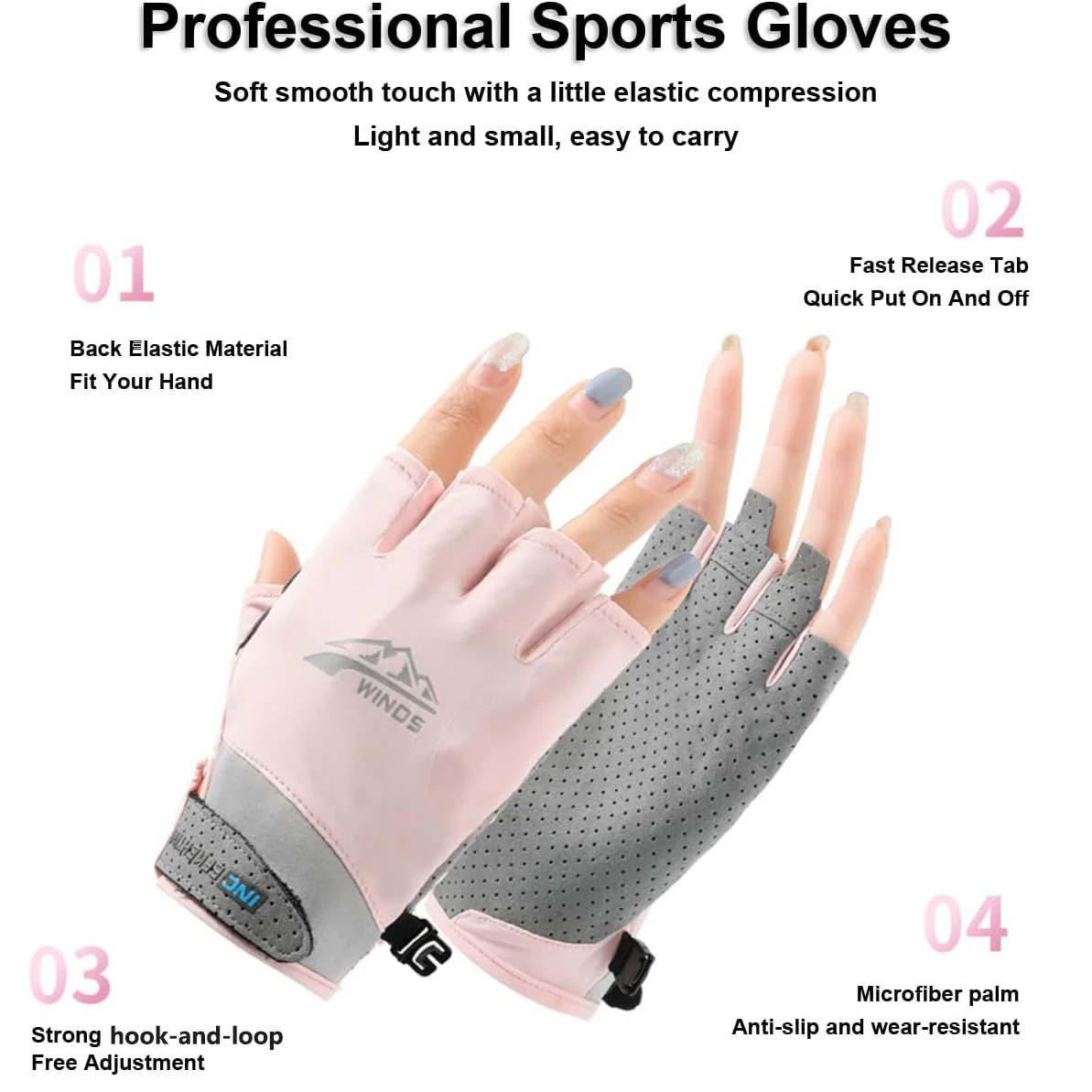 1 Pair Fingerless Driving/Fish – Fishing Kayak Paddle recenzja i cena