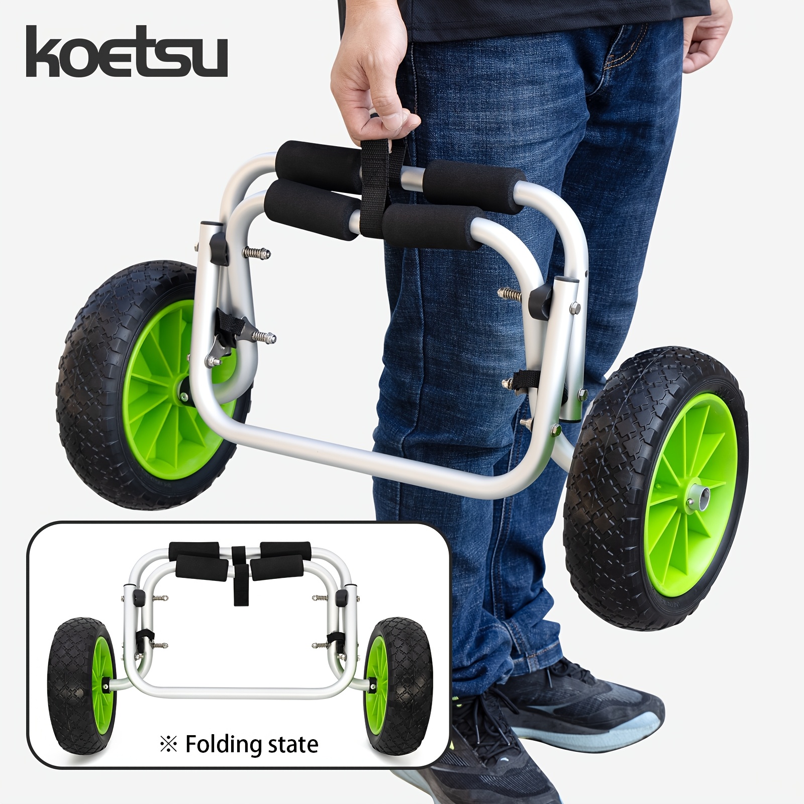 KOETSU Paddle Board Transport  – Fishing Kayak Cart recenzja i cena