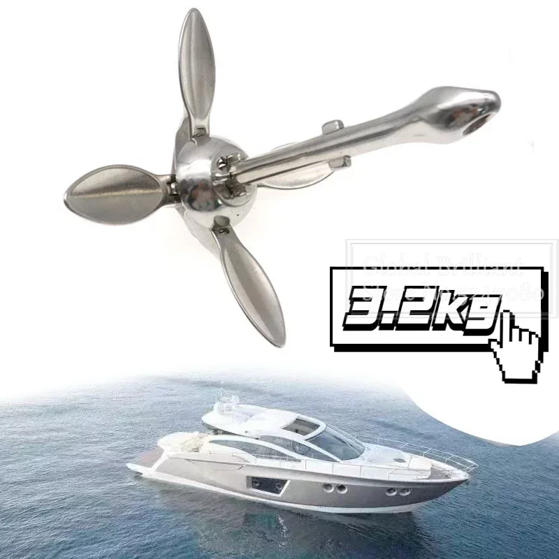 3.2KG/4KG Boat Stainless Steel – Fishing Kayak Anchor recenzja i cena