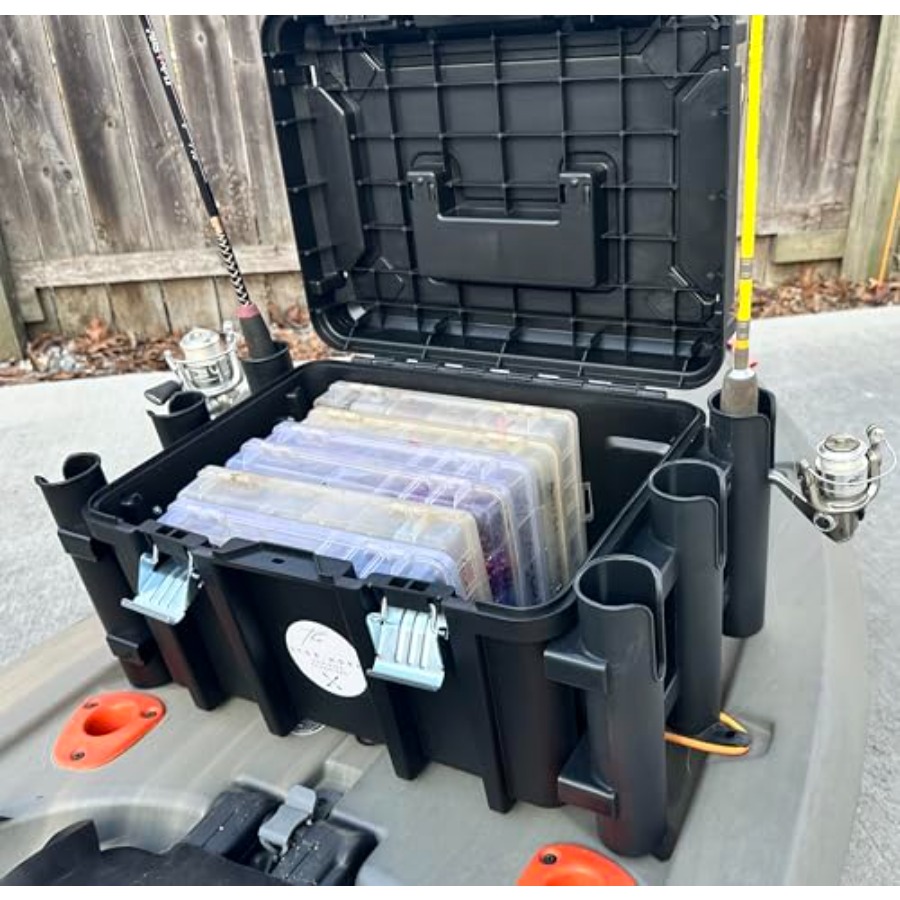 Kayak Fishing Crate - 6 Integr – Fishing Kayak Rod Holder recenzja i cena