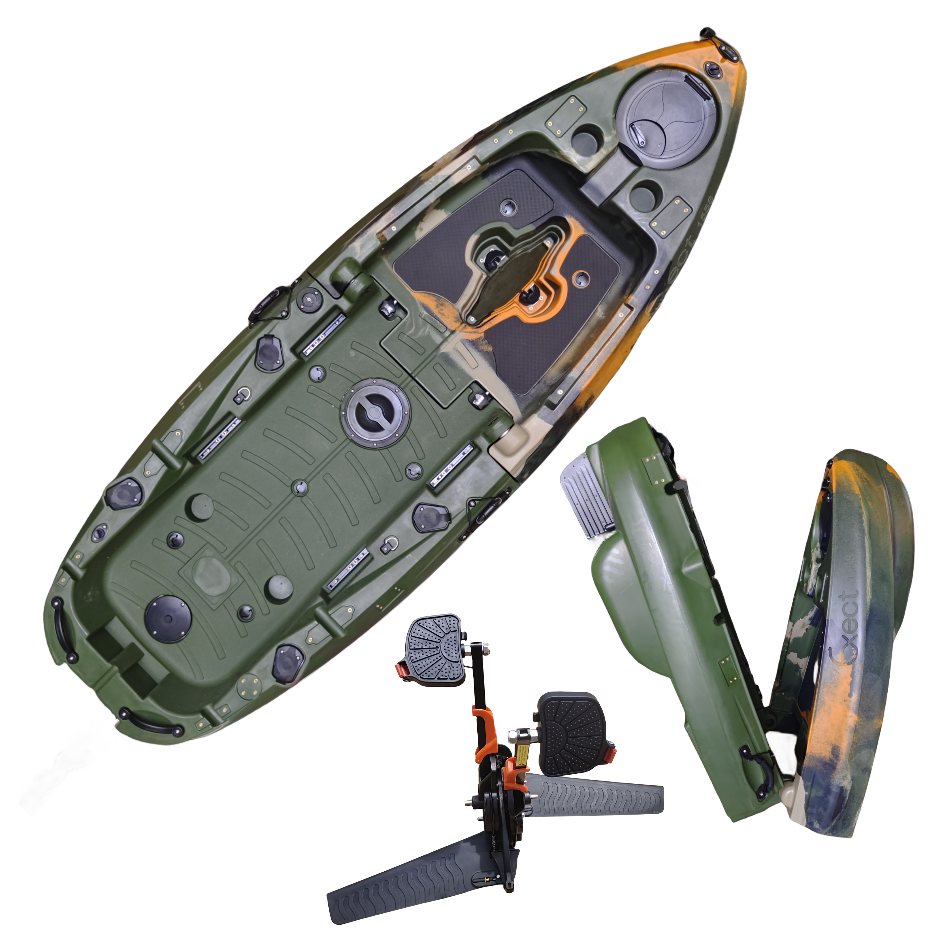 Plastic Kayak Pedal Kayak Fish – Fishing Kayak Seat recenzja i cena