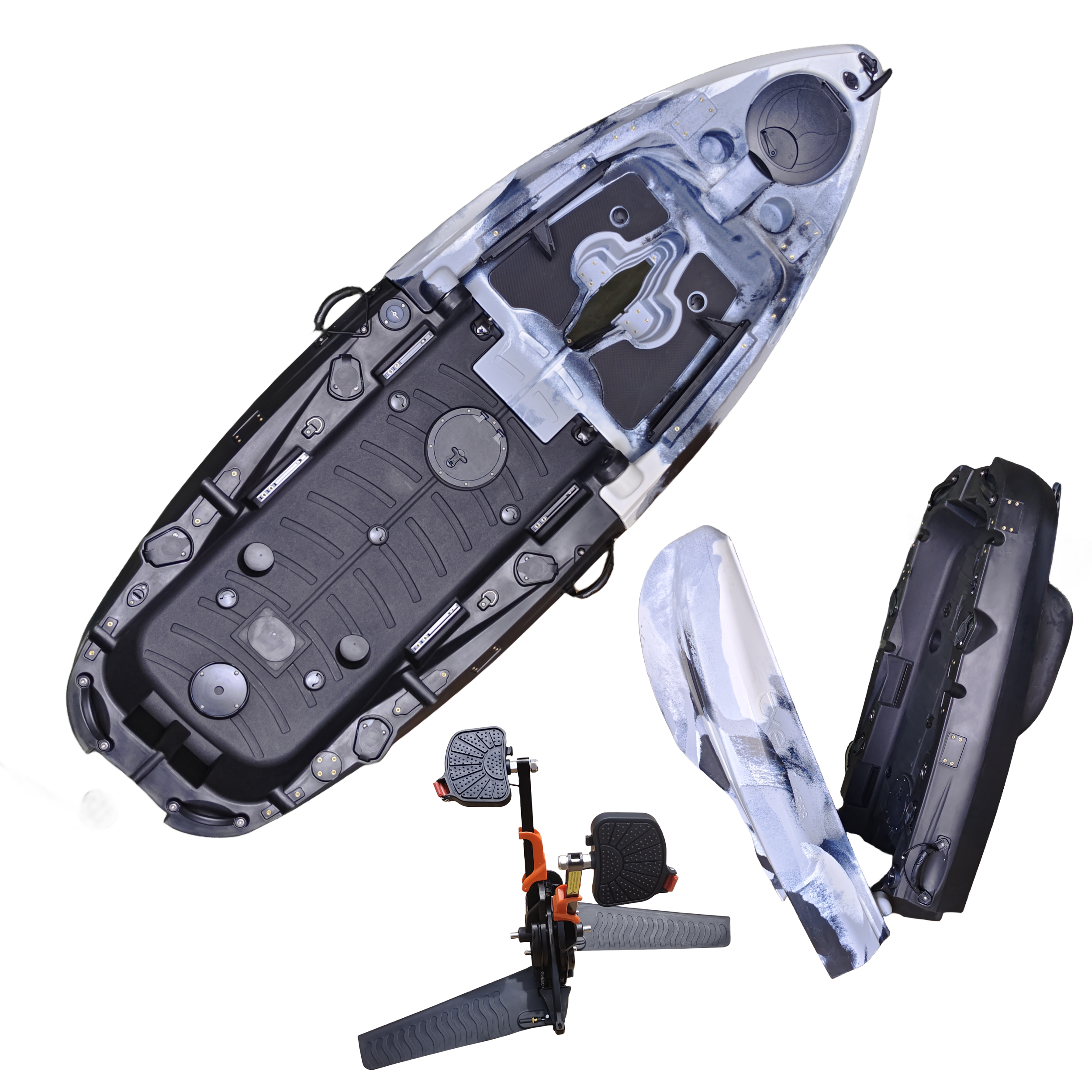 Plastic Kayak Pedal Kayak Fish – Fishing Kayak Seat recenzja i cena