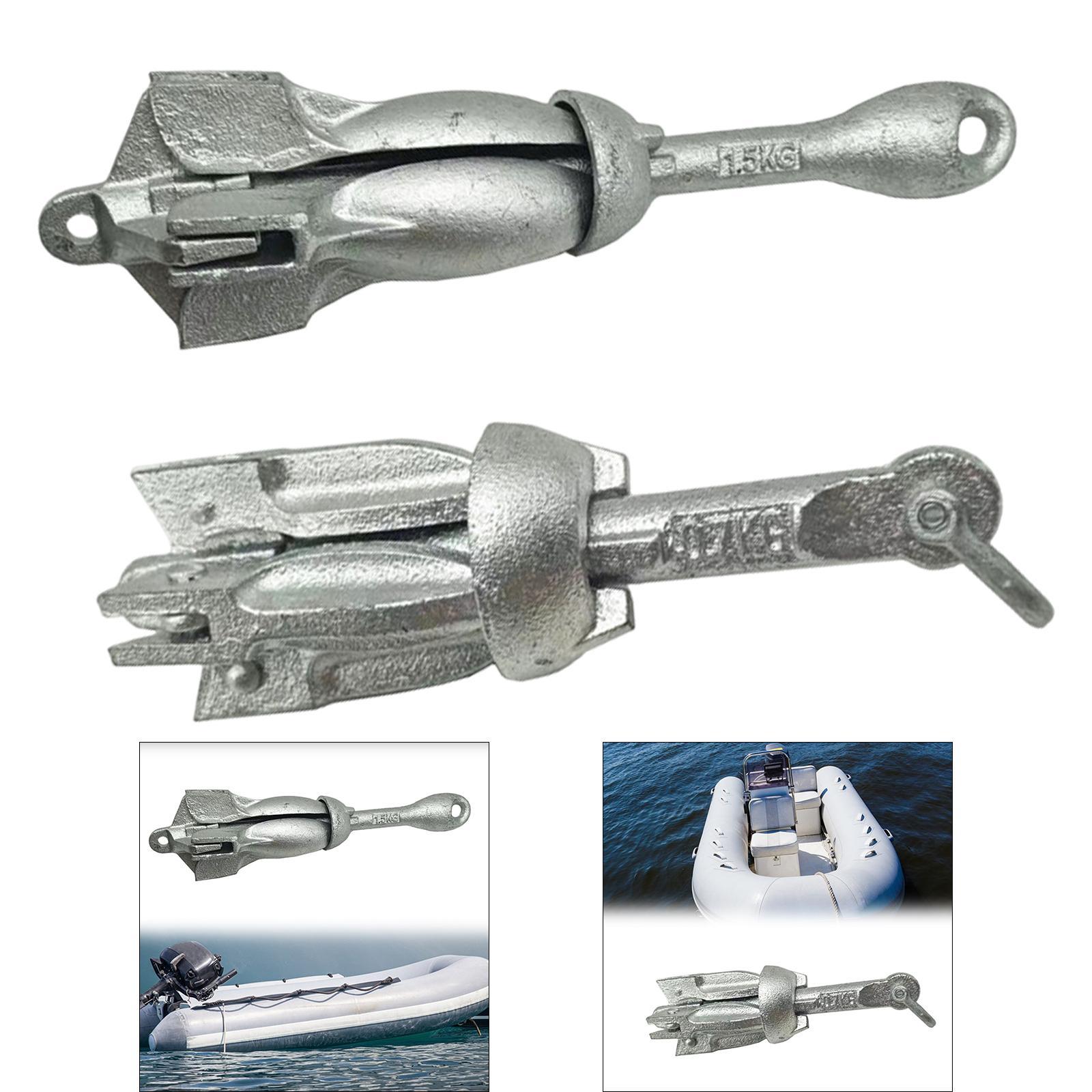Compact Foldable Marine Anchor – Fishing Kayak Anchor recenzja i cena