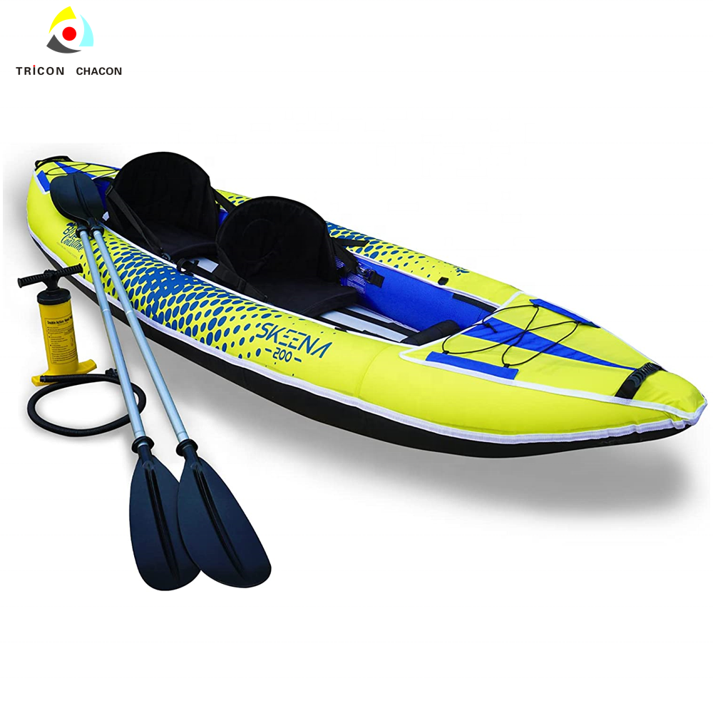 Adult Inflatable Fishing Canoe – Fishing Kayak Paddle recenzja i cena
