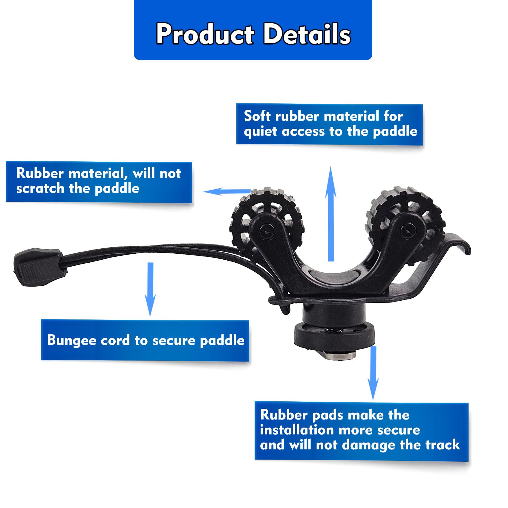 Kayak Rail Paddle Holder Kayak – Fishing Kayak Storage Bag recenzja i cena