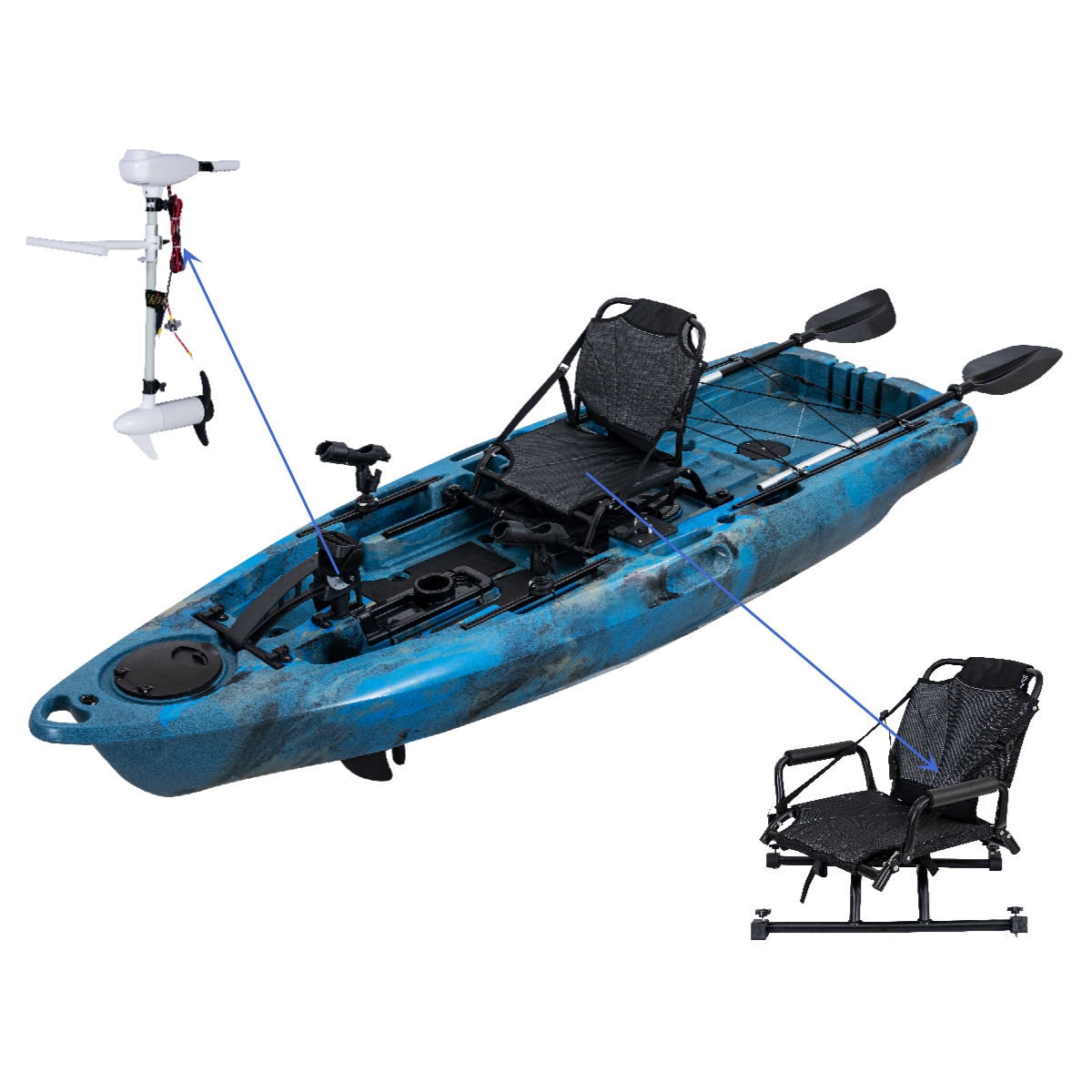 LSF Plastic Rowing Fishing Ele – Fishing Kayak Paddle recenzja i cena