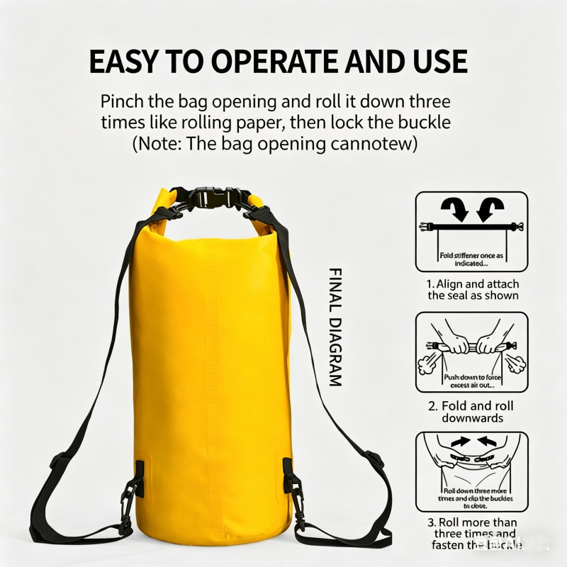 Swimming Waterproof Dry Bag 5L – Fishing Kayak Storage Bag recenzja i cena