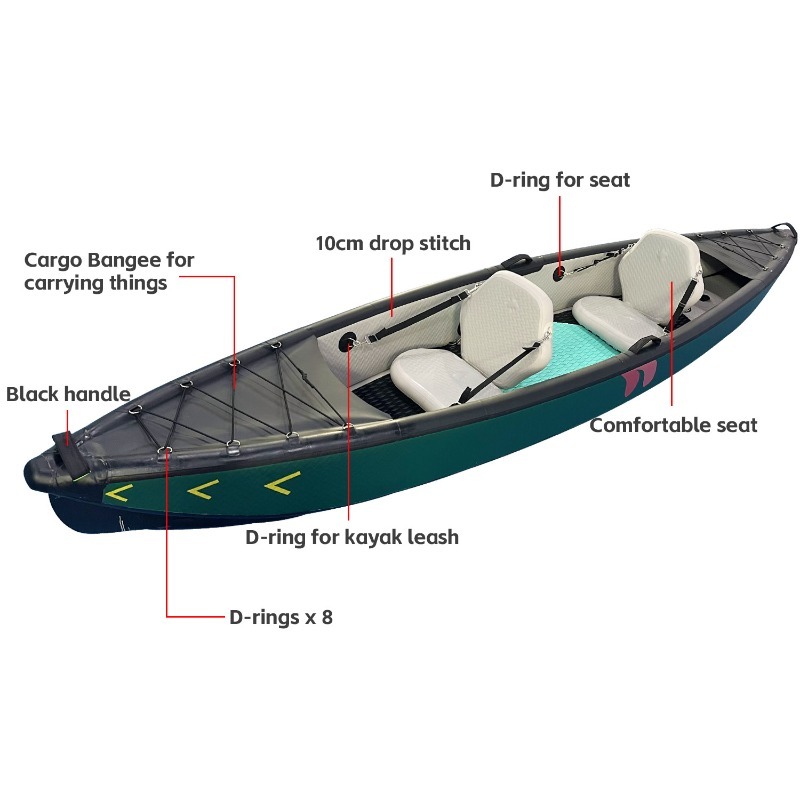 New Design 4.2m Portable Infla – Fishing Kayak Inflatable recenzja i cena
