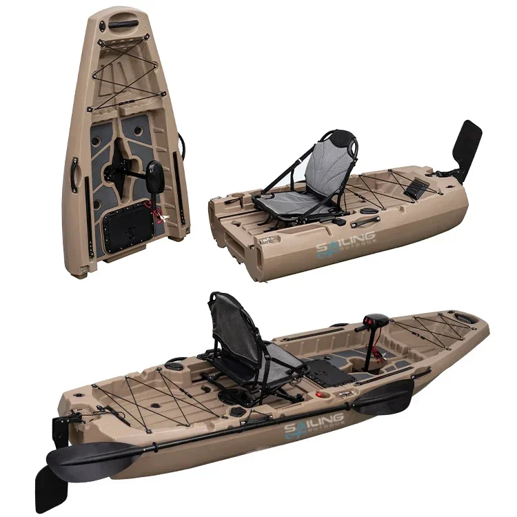 9.5ft 1 Person Folding Plastic – Fishing Kayak Pedal Drive recenzja i cena
