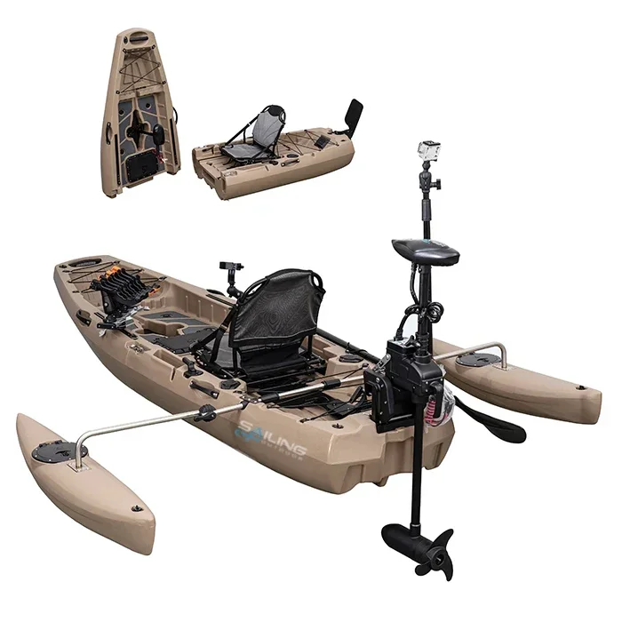 9.5ft 1 Person Folding Plastic – Fishing Kayak Pedal Drive recenzja i cena