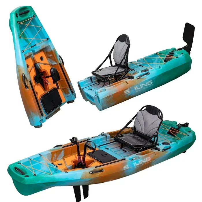 9.5ft 1 Person Folding Plastic – Fishing Kayak Pedal Drive recenzja i cena