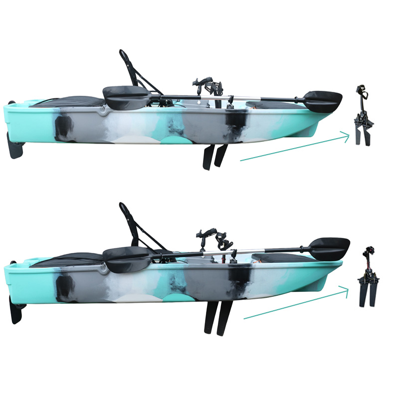 10FT Single Seat LLDPE Sit On  – Fishing Kayak Pedal Drive recenzja i cena