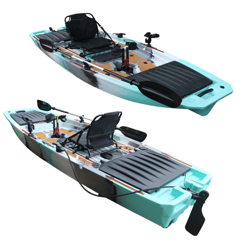 10FT Single Seat LLDPE Sit On  – Fishing Kayak Pedal Drive recenzja i cena