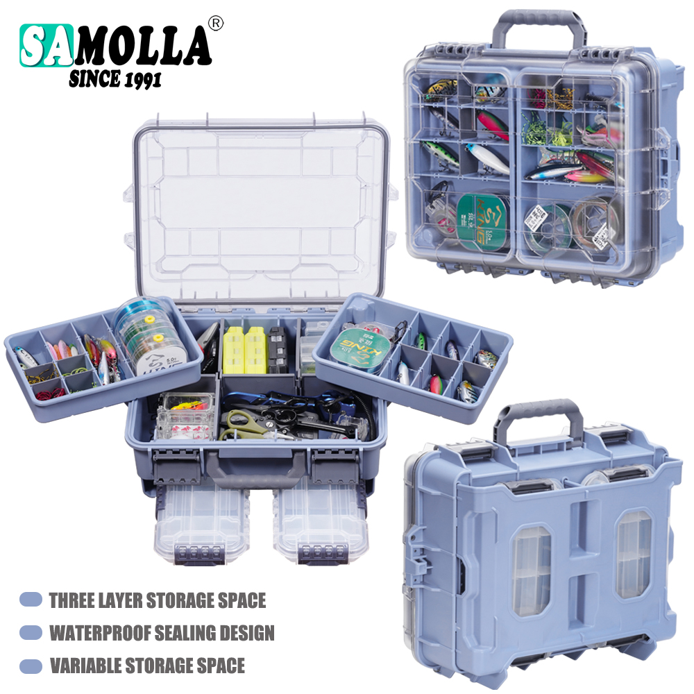 SAMOLLA Fishing Tackle Box Lar – Fishing Kayak Crate recenzja i cena