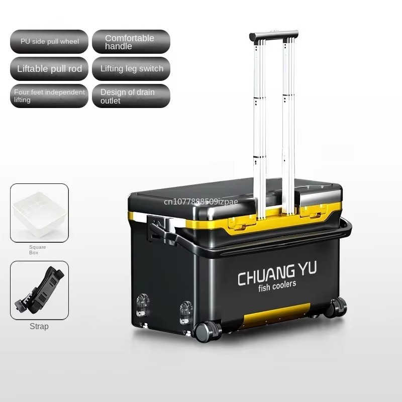 36L Tackle Box Outdoor Trolley – Fishing Kayak Crate recenzja i cena