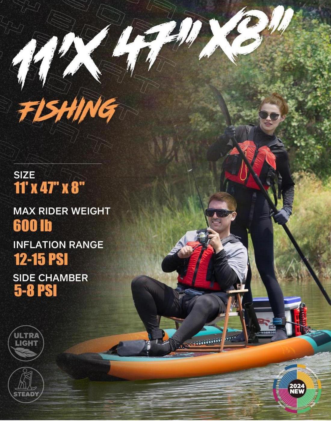 2 Person Inflatable Kayak for  – Fishing Kayak Inflatable recenzja i cena